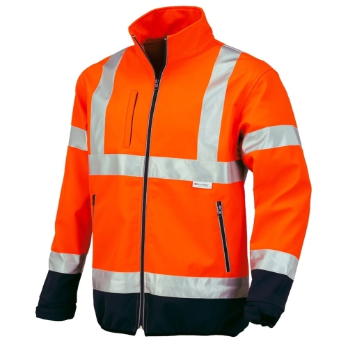 KURTKA ODBLASKOWA SOFTSHELL ISSALINE FLASH 04512