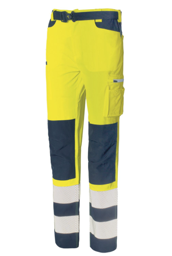Spodnie robocze odblaskowe elastyczne lekkie ISSALINE SOFTSHELL LIGHT 8450B