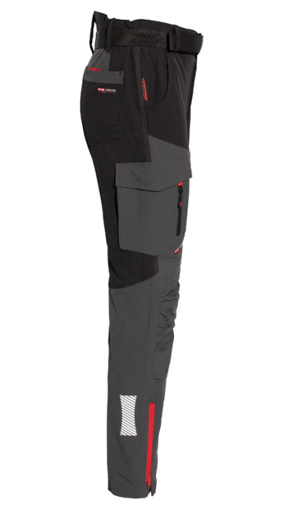 Spodnie robocze softshell wygodne i elastyczne ISSALINE WISE STRETCH 9060B - 3