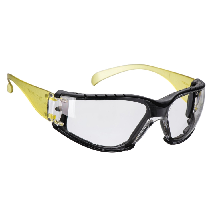 Okulary ochronne z wypinaną uszczelką PORTWEST Wrap Around Plus PS32 - 3