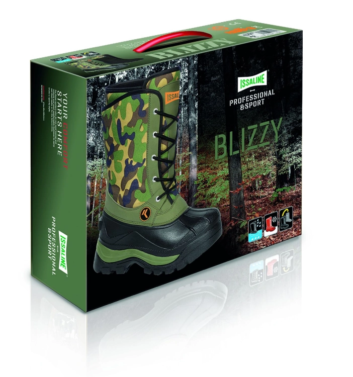 Buty robocze śniegowce moro ISSALINE BLIZZY 06400N - 3