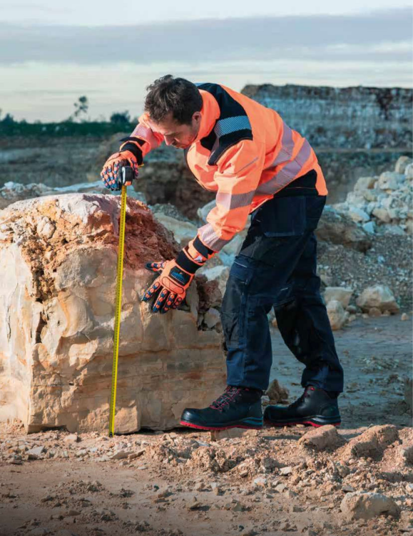 Buty robocze zimowe z membraną BASE BE-DRY MID S3 - 3