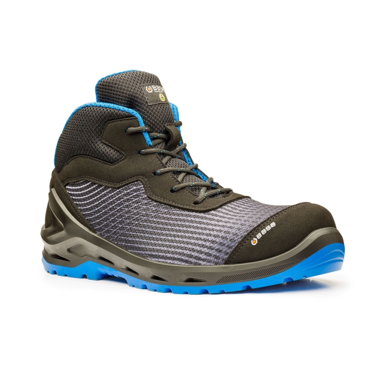 Buty robocze nad kostkę antystatyczne BASE I-CYBER FLUO TOP S1P ESD - 9