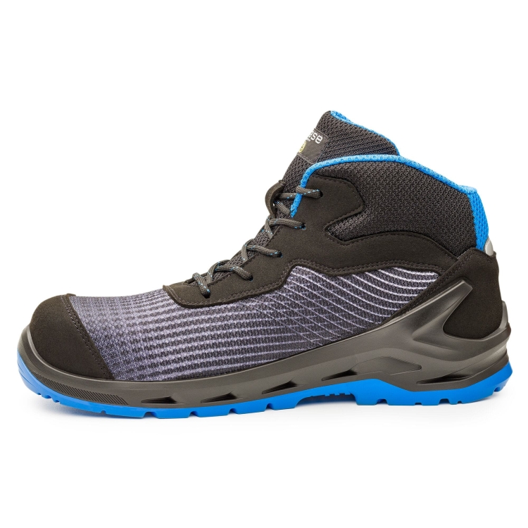 Buty robocze nad kostkę antystatyczne BASE I-CYBER FLUO TOP S1P ESD - 10