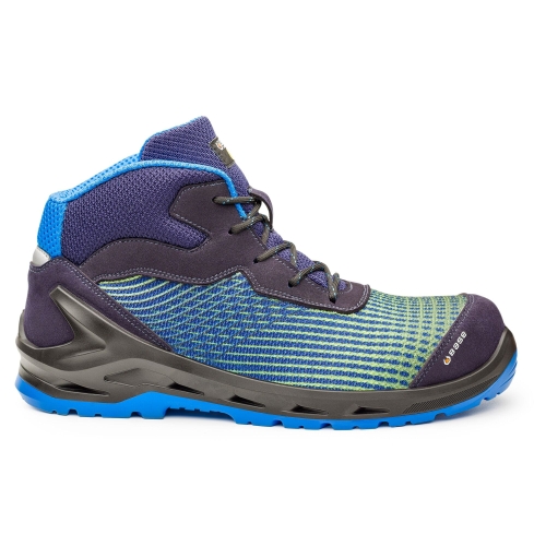 Buty robocze nad kostkę antystatyczne BASE I-CYBER FLUO TOP S1P ESD