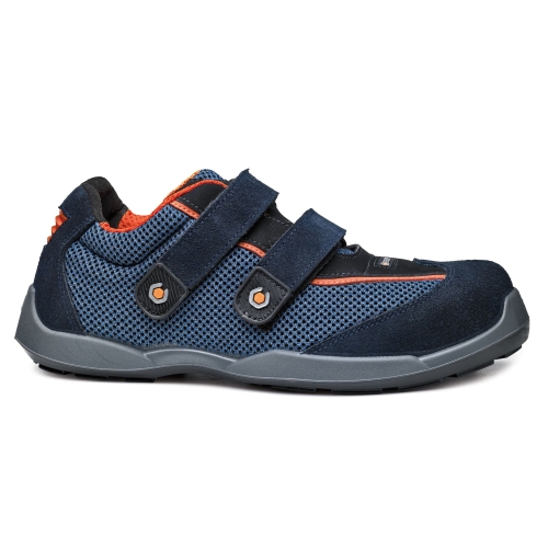 Buty robocze przewiewne oddychające zapinane na rzepy BASE SWIM S1P