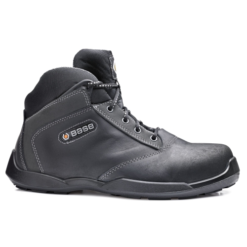 Buty robocze nad kostkę skórzane antystatyczne BASE HOCKEY S3