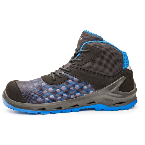 Buty robocze nad kostkę antystatyczne BASE I-ROBOX BLUE TOP S3 ESD - 2