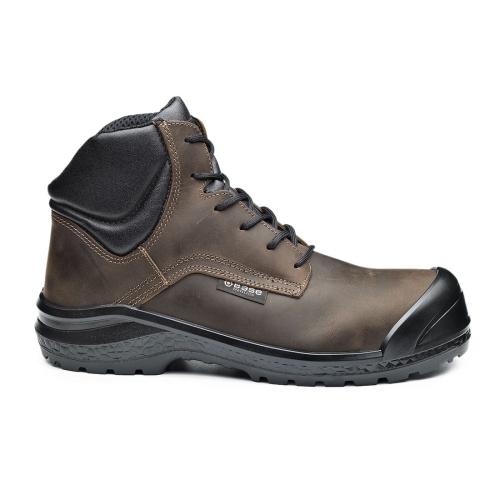 Buty robocze nad kostkę skórzane i wodoodporne BASE BE-BROWNY TOP S3