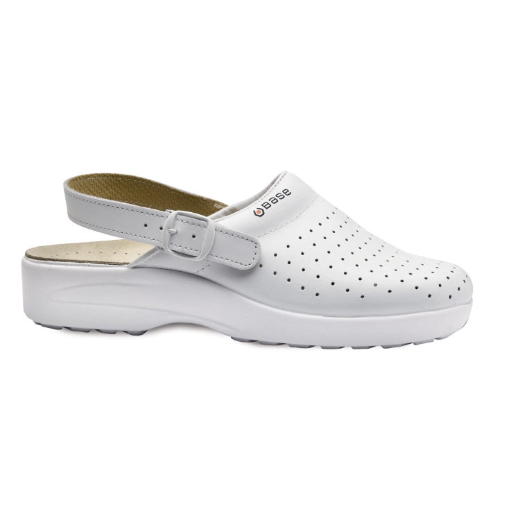 Buty robocze białe klapki antystatyczne BASE XENO OB