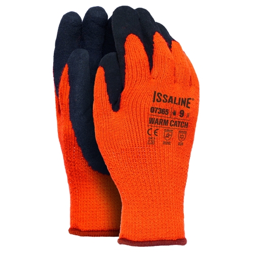 Rękawice robocze zimowe tekstylne powlekane lateksem ISSALINE WARM CATCH