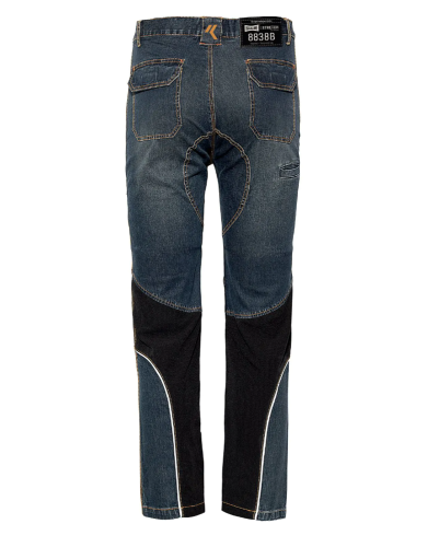 Spodnie robocze elastyczne ISSALINE JEANS EXTREME 8838B  - 2